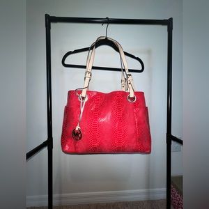 Red Michael Kors Purse